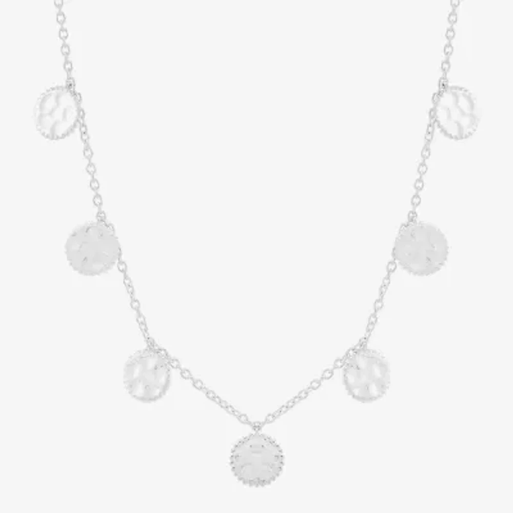 Silpada Womens Sterling Silver Round 17 Inch Pendant Necklace