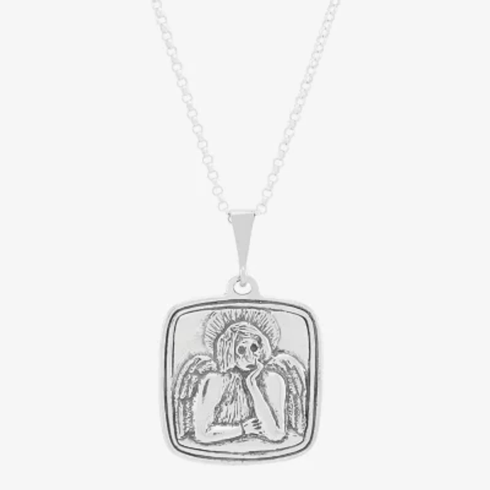 Silpada Womens Sterling Silver Square 18 Inch Pendant Necklace