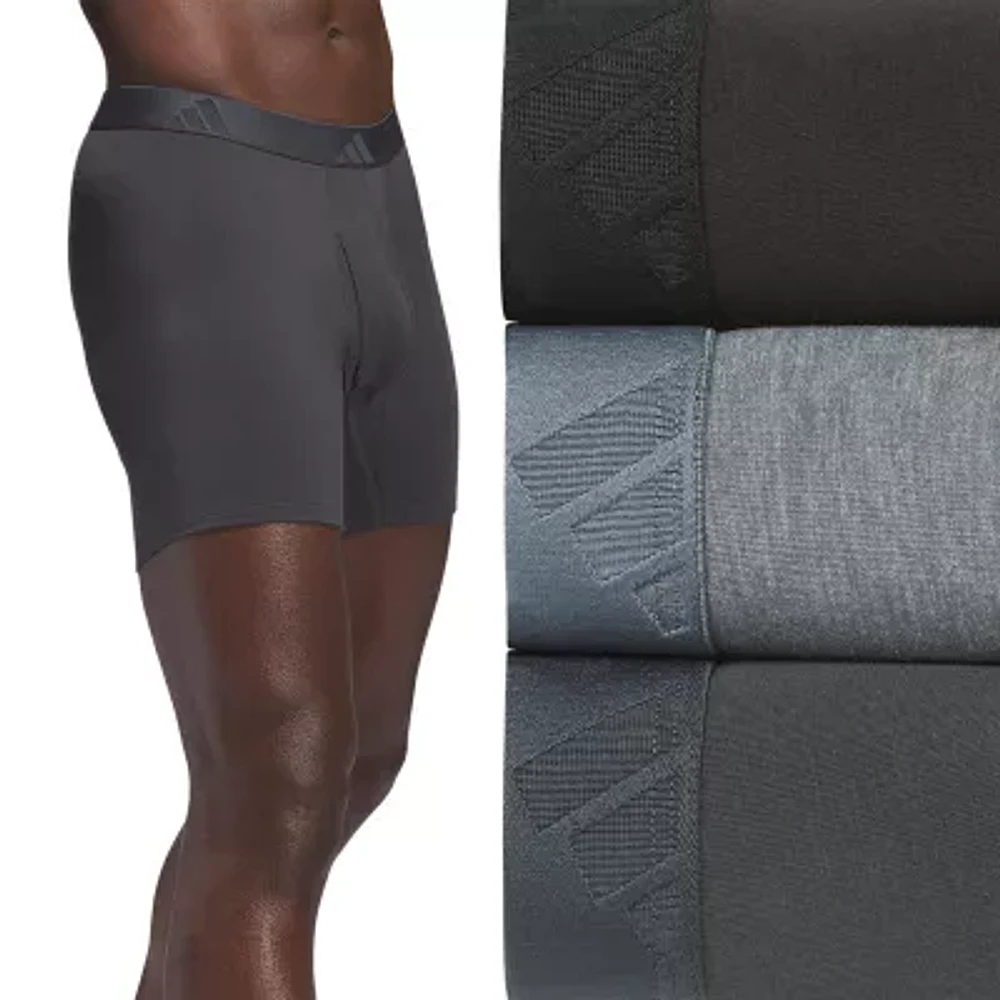 adidas Luxe Comfort Mens 3 Pack Boxer Briefs 5159307