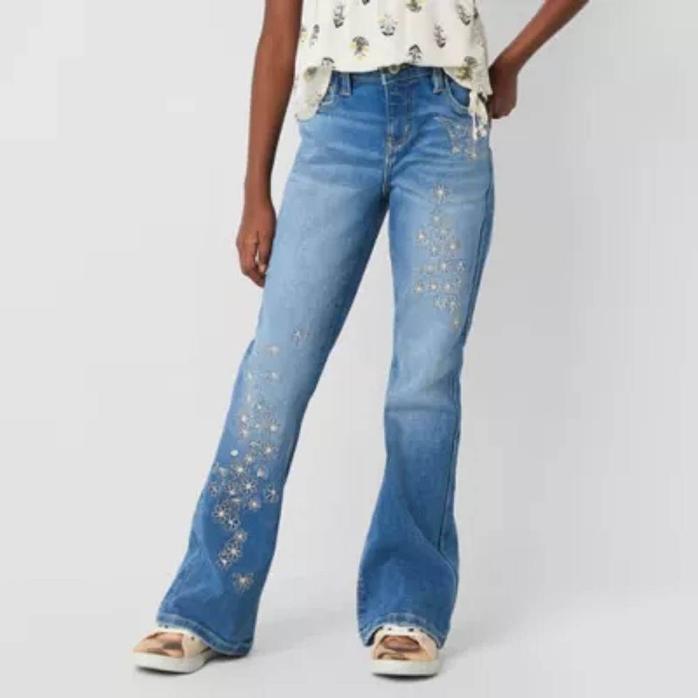 Thereabouts Little & Big Kid Girls Flare Leg Jean