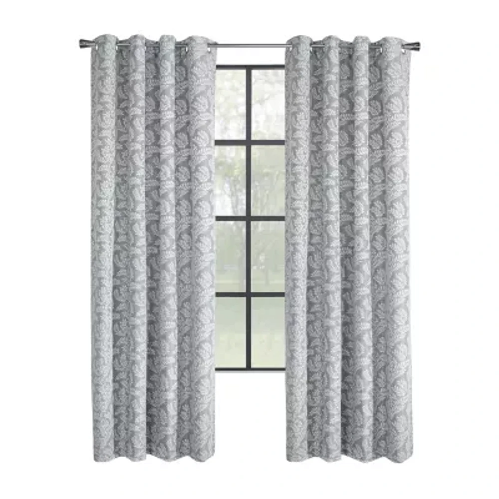 Patricia Grommet Top Energy Saving 100% Blackout Single Curtain Panel