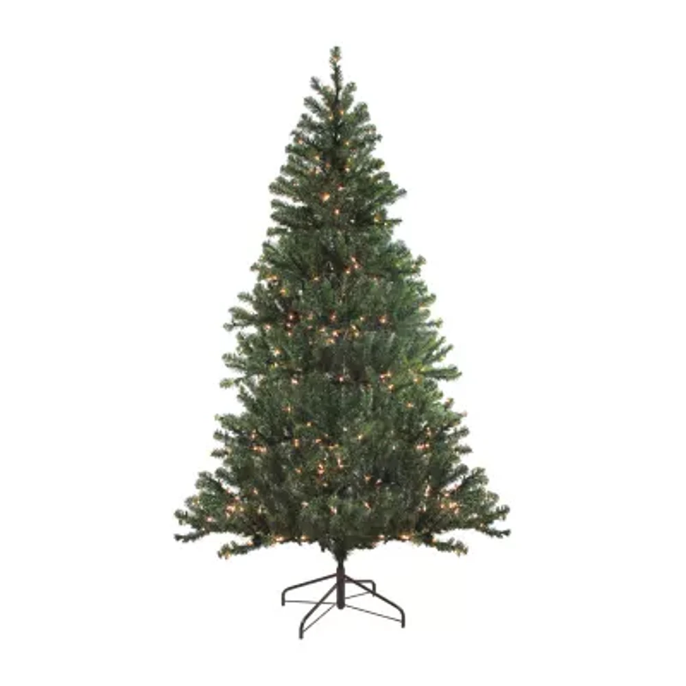 Northlight Medium Balsam Artificial Clear Lights 7 Foot Pre-Lit Pine Christmas Tree