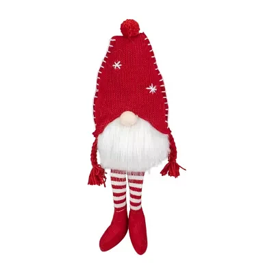 Northlight 18-Inch Plush Red And White Sitting Christmas Tabletop Decoration Christmas Gnome