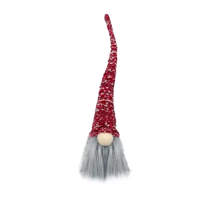 Northlight 18in Lighted Red And Gray Christmas Christmas Gnome