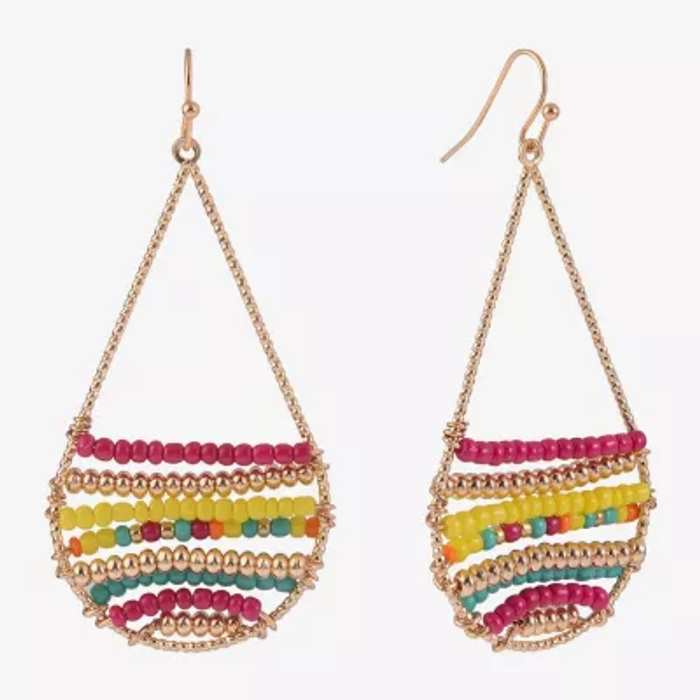 Mixit Womens Drop Earrings