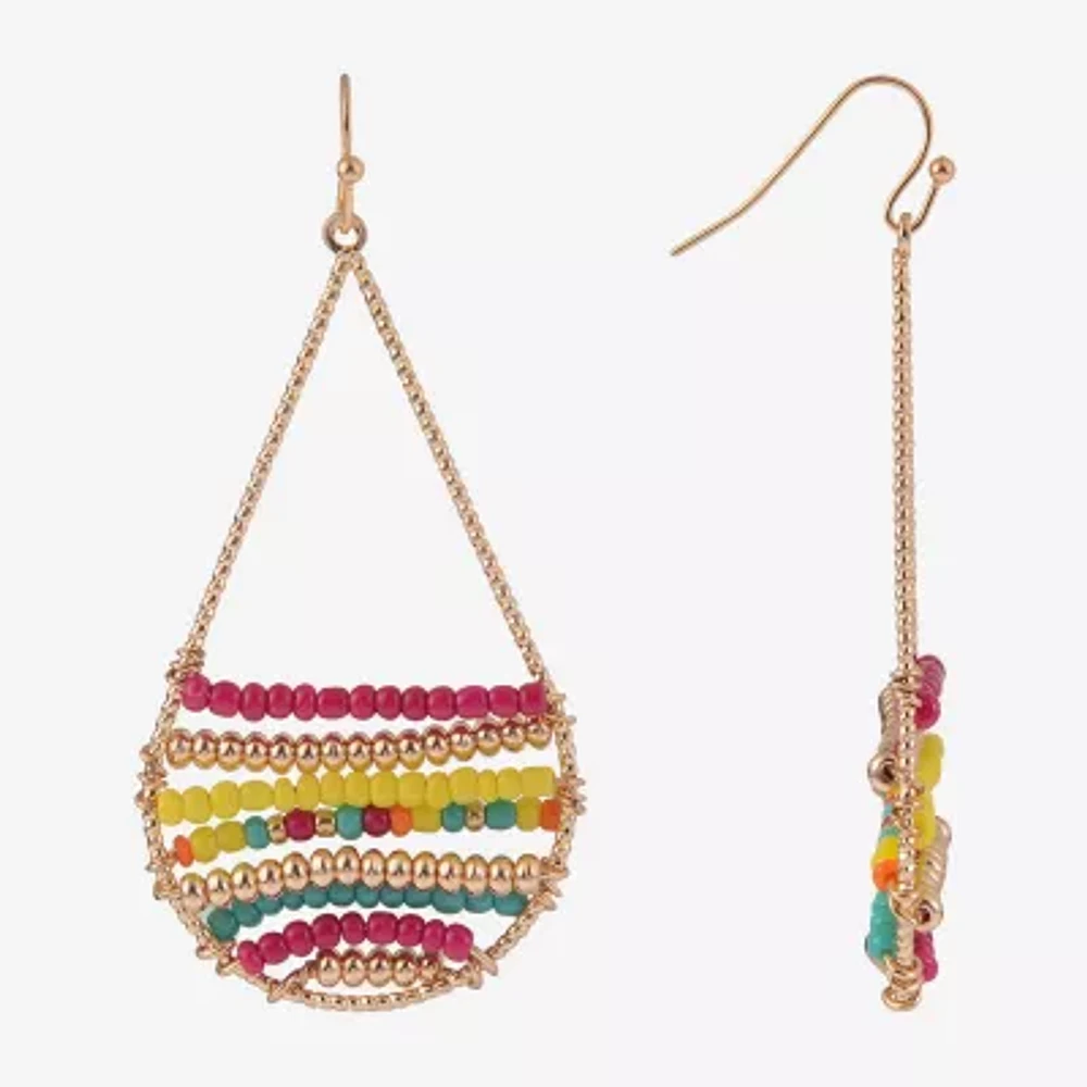Mixit Womens Drop Earrings