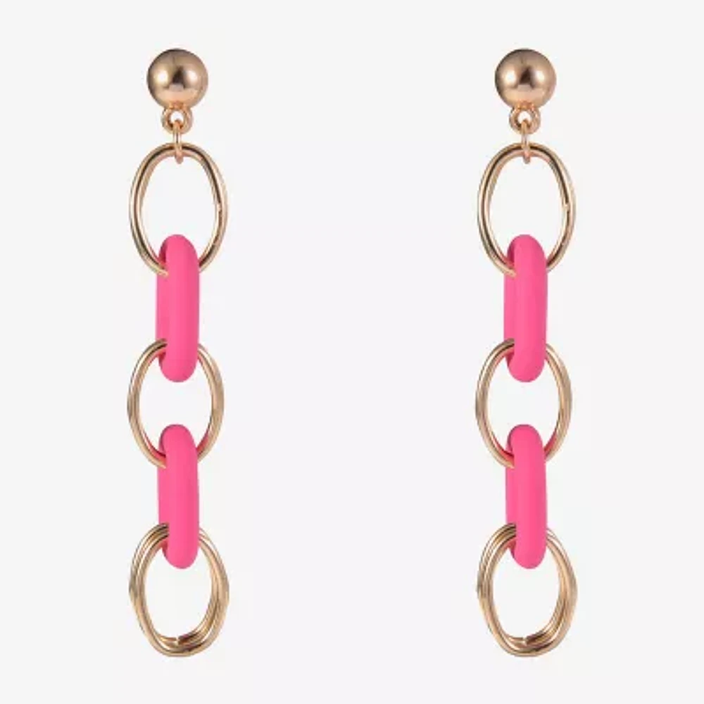 Mixit Womens Drop Earrings