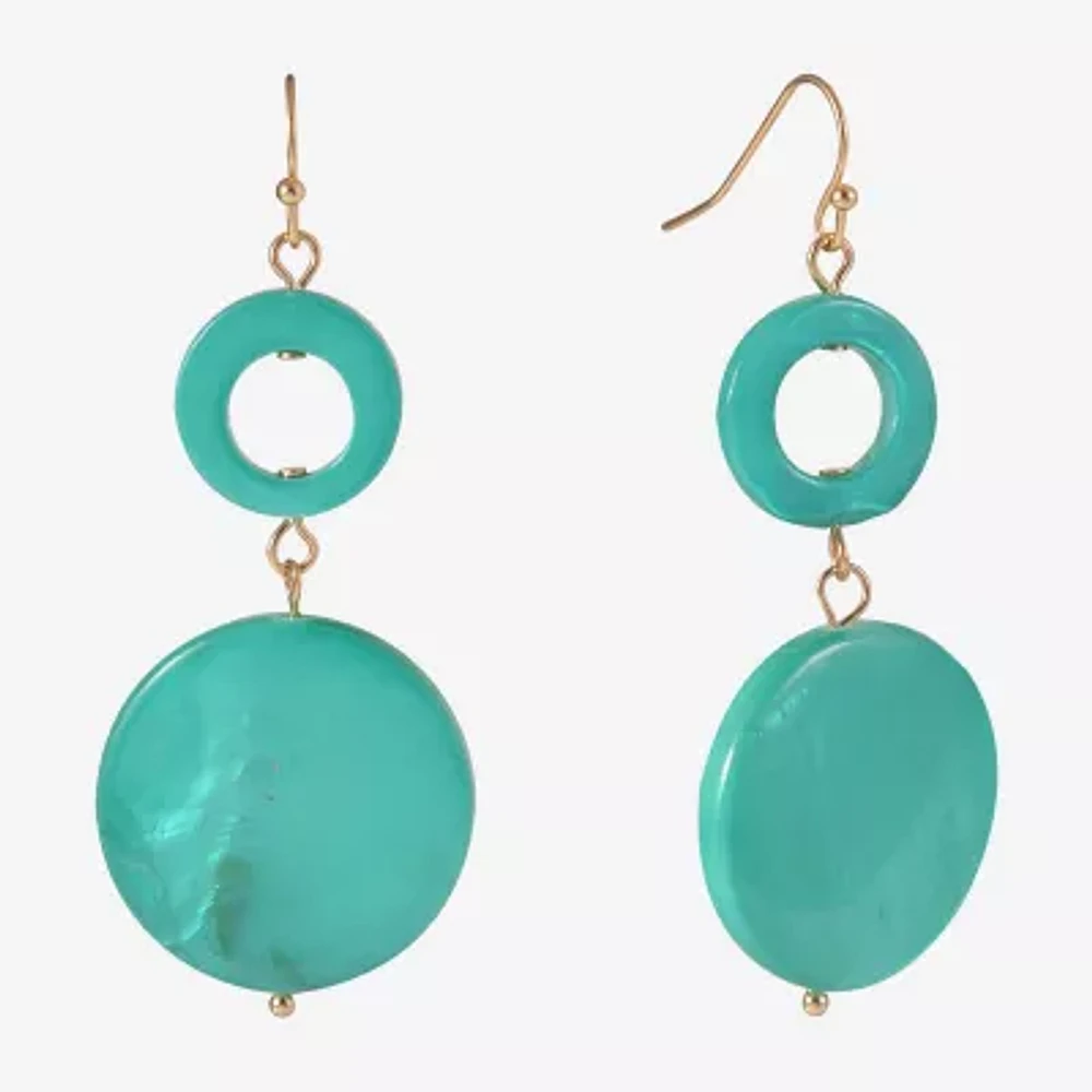 Mixit Womens Drop Earrings