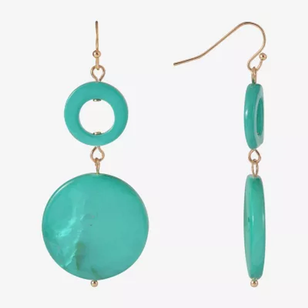 Mixit Womens Drop Earrings