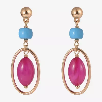 Mixit Womens Drop Earrings