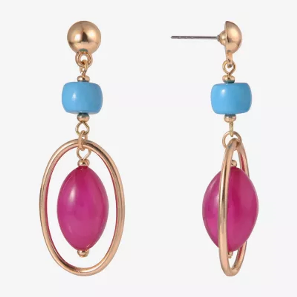 Mixit Womens Drop Earrings