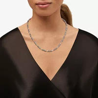 Silpada Womens Black Hematite Sterling Silver 18 Inch Beaded Necklace