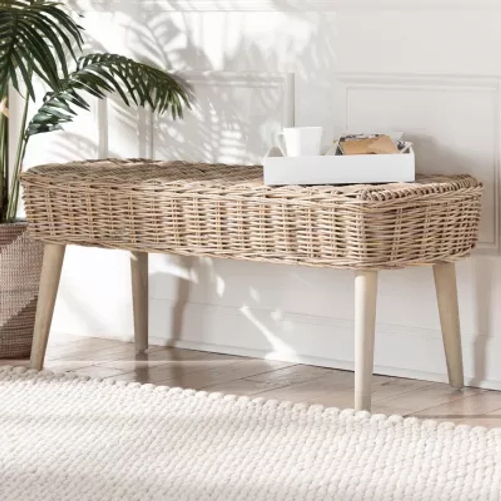 Raisa Rattan Bench