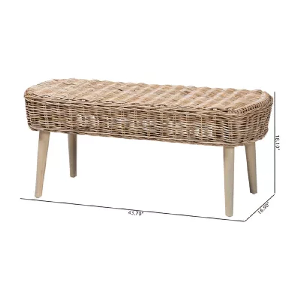 Raisa Rattan Bench