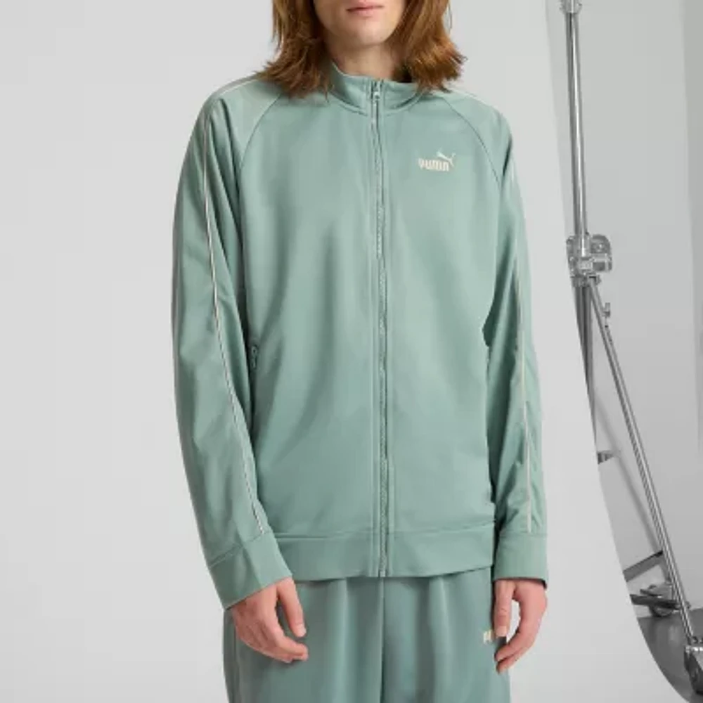 PUMA Piped Tricot Mens Lightweight Track Jacket