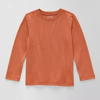 Okie Dokie Toddler & Little Boys Crew Neck Long Sleeve 2-pc. T-Shirt