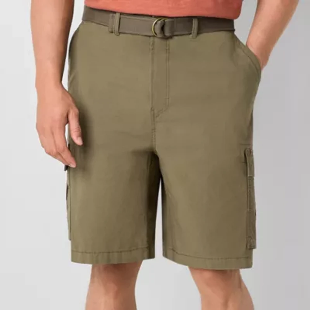 mutual weave Mens 10" Mid Rise Big and Tall Cargo Short