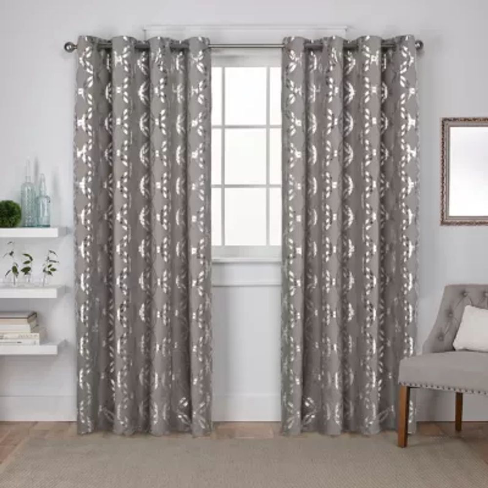 Exclusive Home Curtains Modo Grommet Top Light-Filtering Set of 2 Curtain Panel