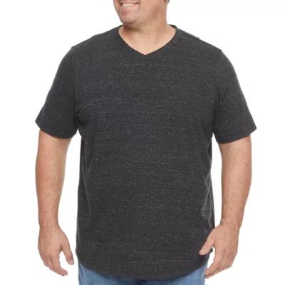 mutual weave Mens V Neck Short Sleeve Big and Tall T-Shirt