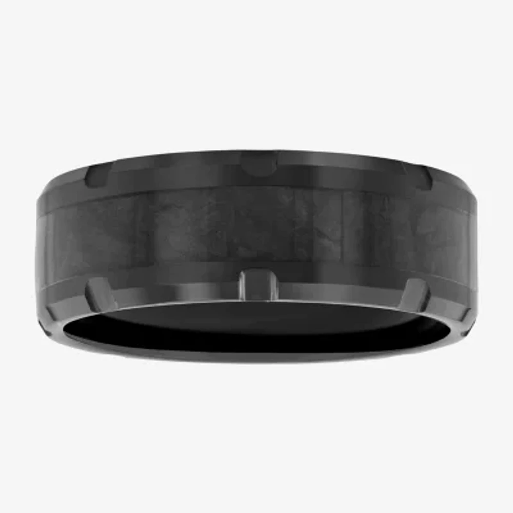 Mens 8MM Tungsten Band