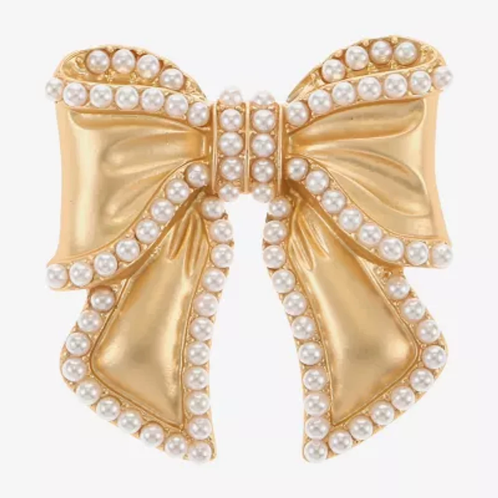 Bijoux Bar Gold Tone Brooch