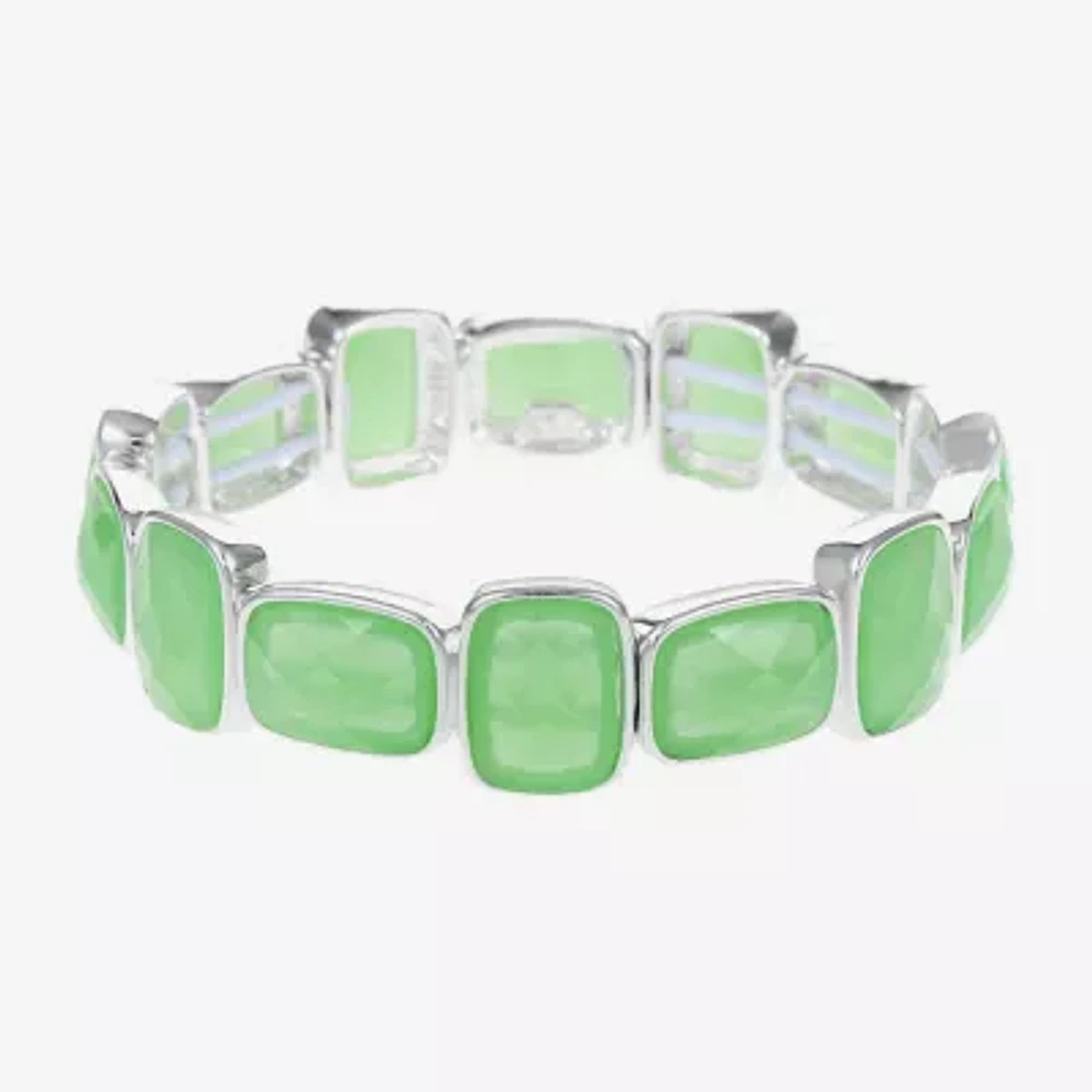 Liz Claiborne Womens Rectangular Stretch Bracelet