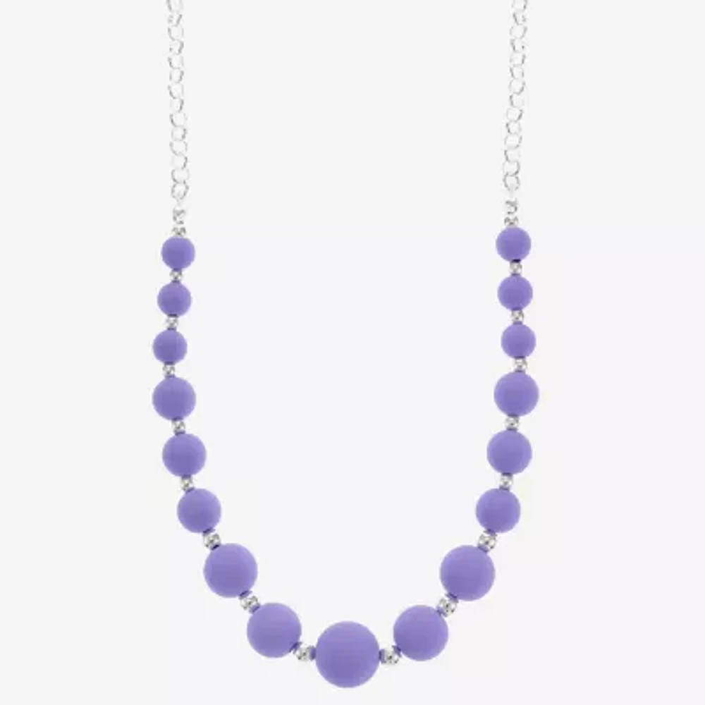 Liz Claiborne Matte Womens 17 Inch Collar Necklace