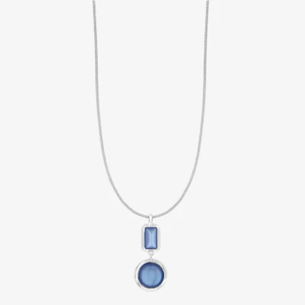 Liz Claiborne Womens 17 Inch Pendant Necklace