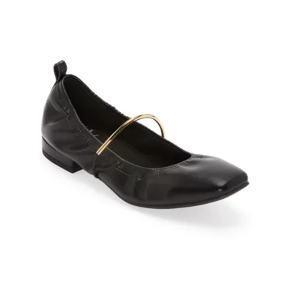 Worthington Talmond Womens Square Closed Toe Ballet Flats