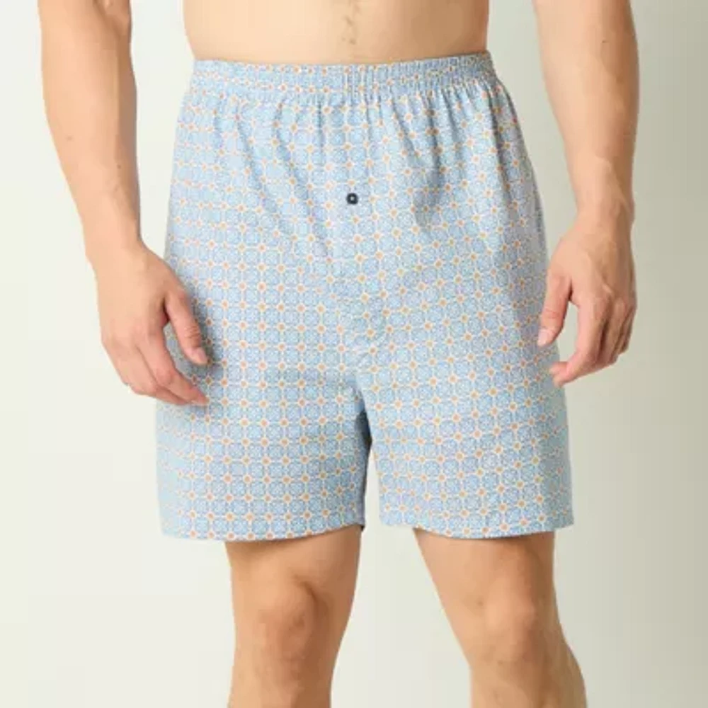 Stafford Woven Mens Big and Tall 4 Pack Boxers