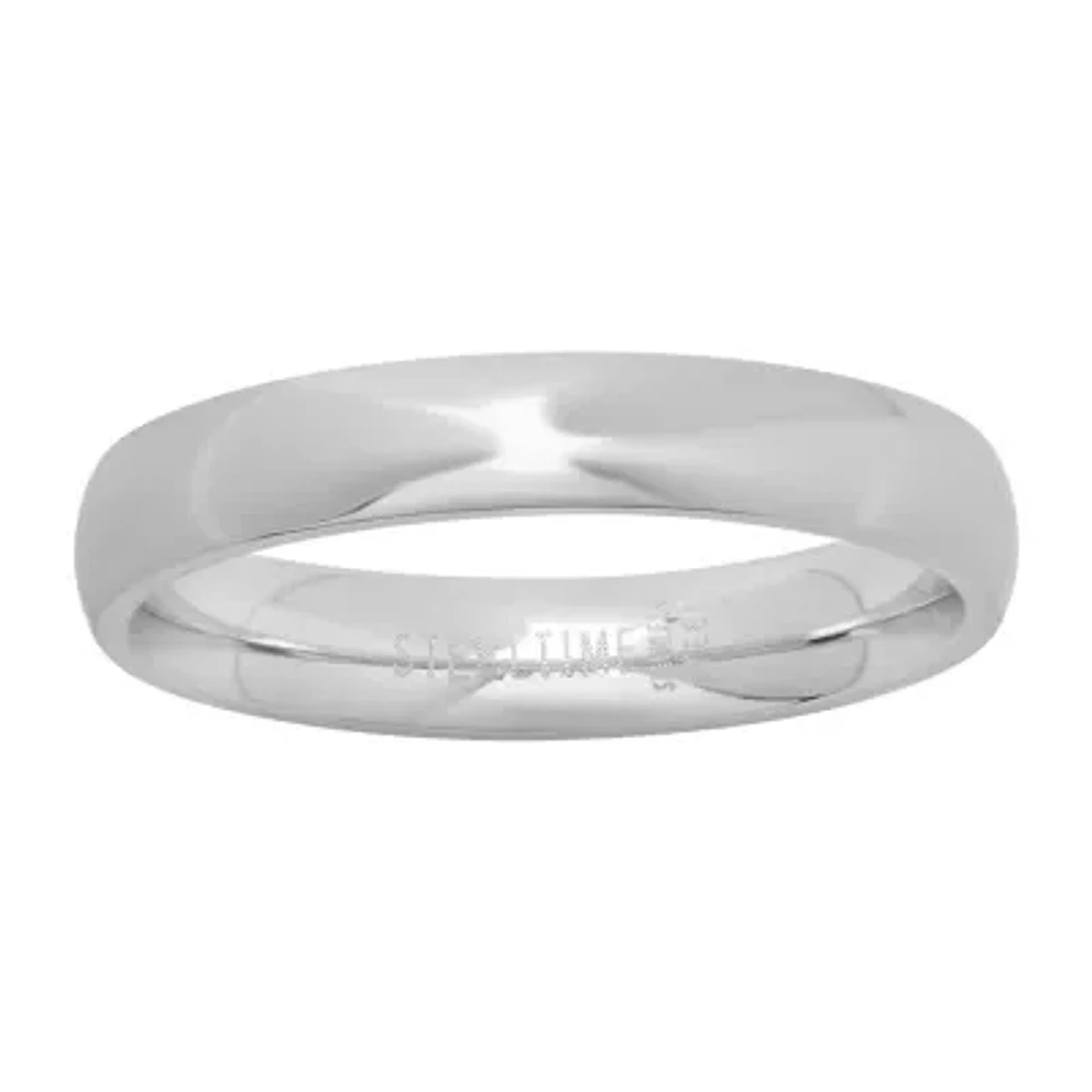 Steeltime Mens 4MM Stainless Steel Band