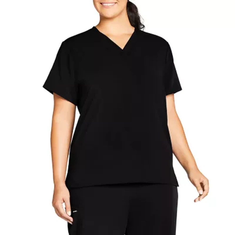 Jockey 2200 Classic 1-Pocket Stretch Unisex Adult Big V Neck Short Sleeve Fabric Scrub Top