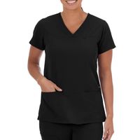 Jockey 2299 Womens V Neck Short Sleeve Stretch Fabric Scrub Top