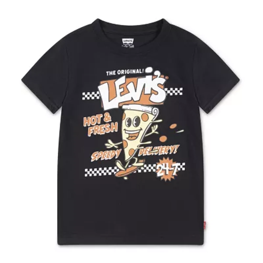 Levi's Little Boys Crew Neck Short Sleeve Regular Fit Graphic T-Shirt