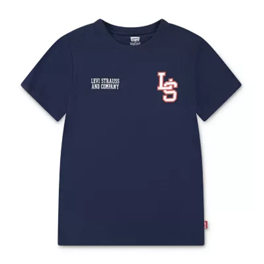 Levi's Little Boys Crew Neck Short Sleeve Regular Fit Graphic T-Shirt
