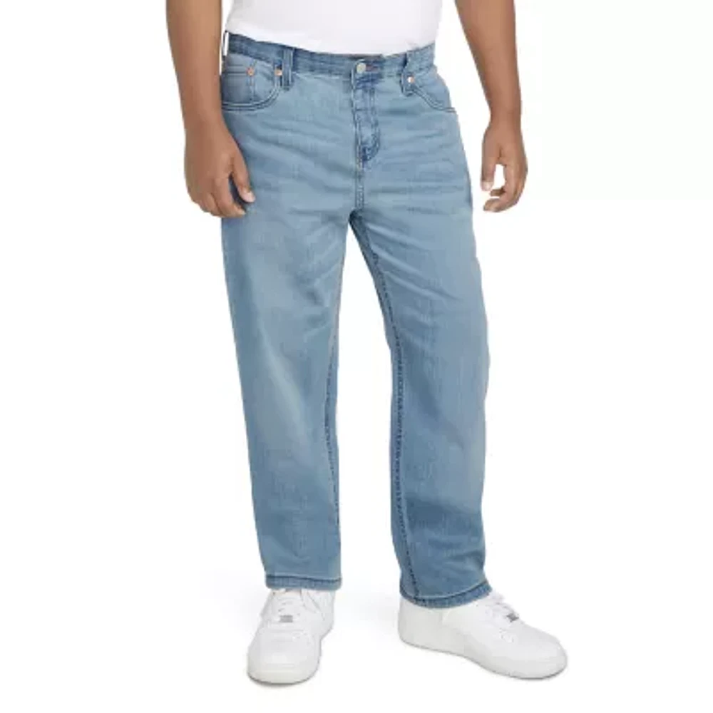 Levi's Big Kid Boys Adjustable Waist Husky 514 Straight Leg Jean