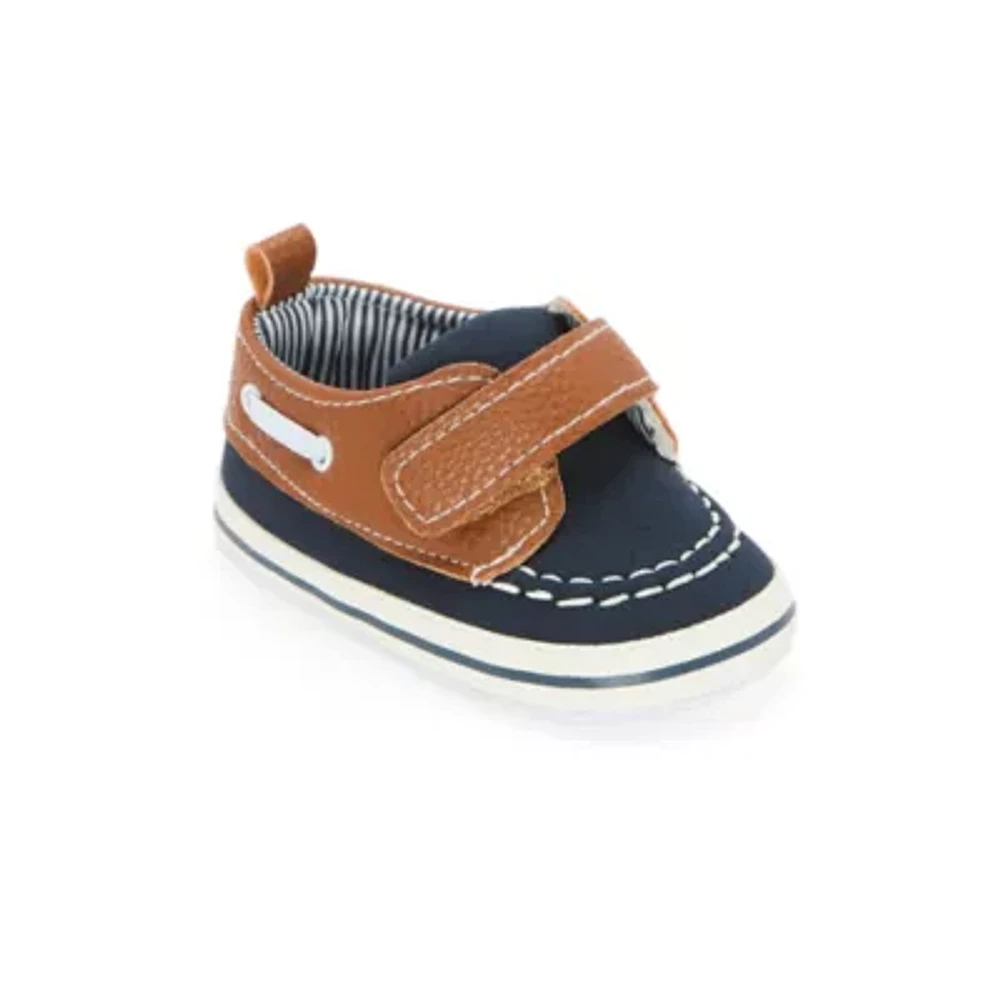 Stepping Stone Infant Boys Boat Shoes