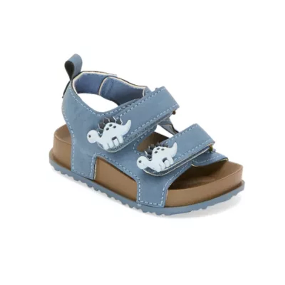 Stepping Stone Infant Boys Double Strap Footbed Sandal