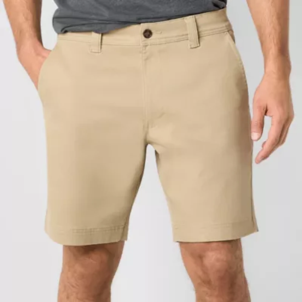St. John's Bay Mens 9" Stretch Fabric Chino Short
