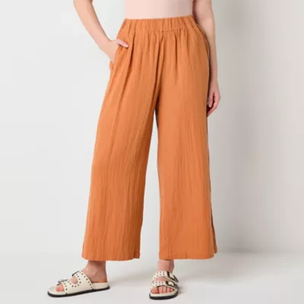 Billabong Womens Wide Leg Juniors Pull-On Pant