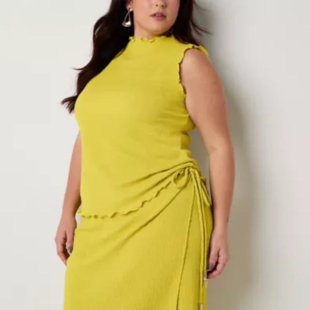 Sleeveless Jcpenney Womens Mock Turtleneck Bold Elements Womens