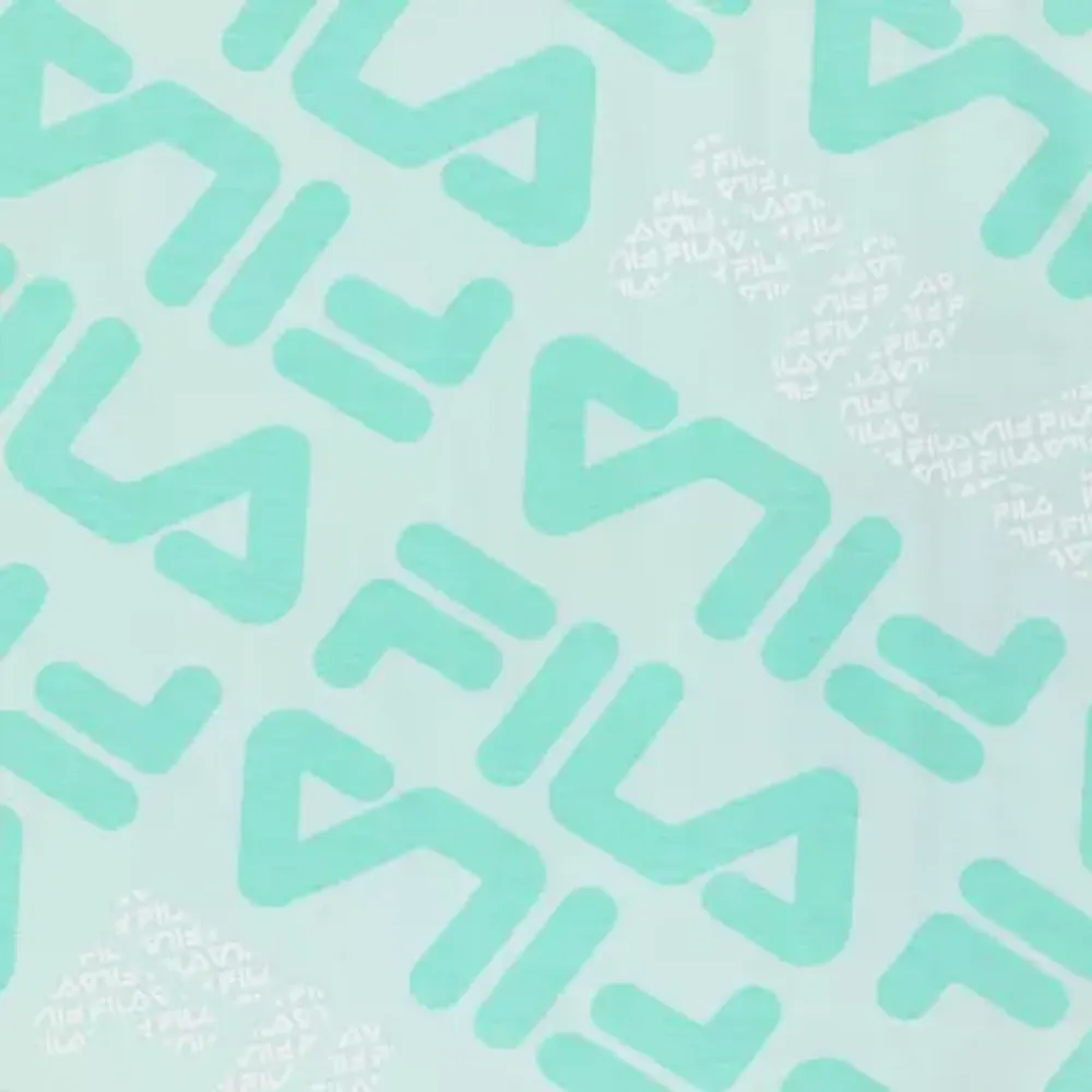 FILA Big Kid Girls Round Neck Short Sleeve Regular Fit Graphic T-Shirt