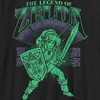 Little & Big Kid Boys Crew Neck Short Sleeve Regular Fit Zelda Graphic T-Shirt