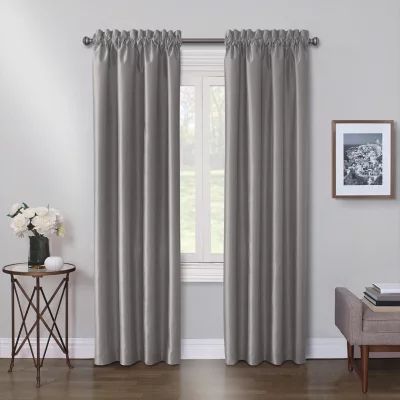 Max Blackout Mystique Rod Pocket 100% Single Curtain Panel