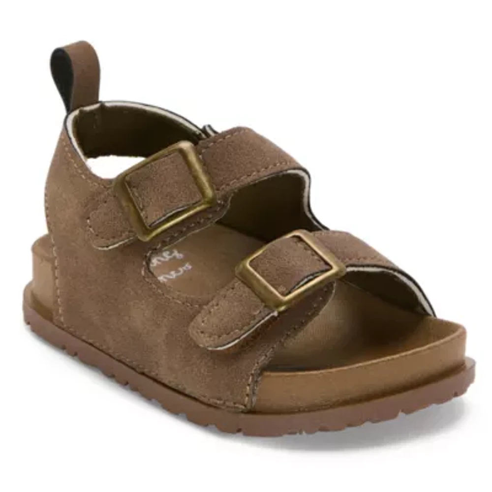 Stepping Stone Infant Boys Double Strap Footbed Sandal