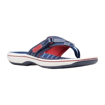 Clarks Cloudsteppers Womens Breeze Sea Flip-Flops