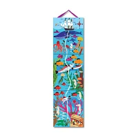 Eeboo Big Blue Whale Growth Chart Discovery Toy