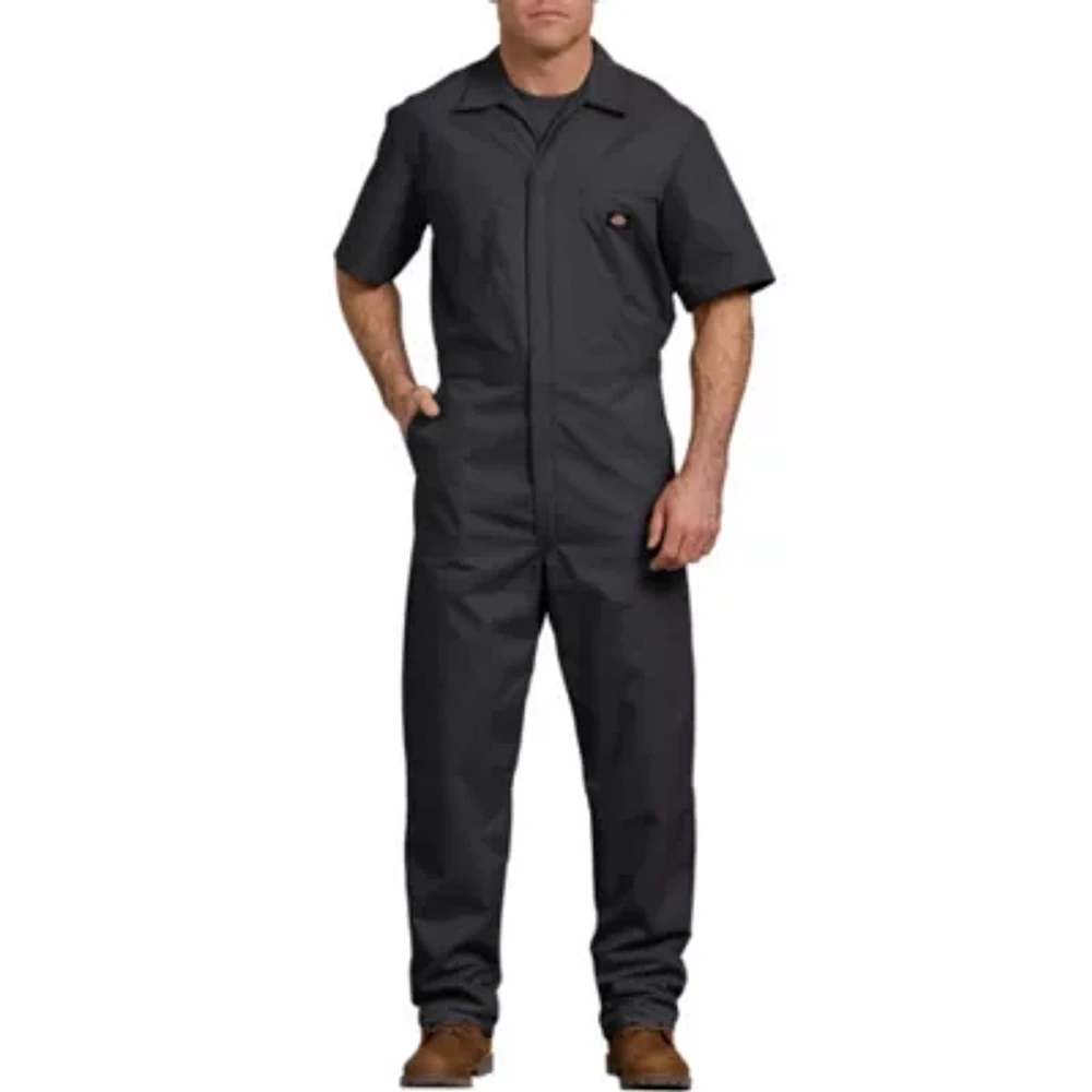 Dickies Mens Big and Tall Stain Resistant Short Sleeve Workwear Coverall