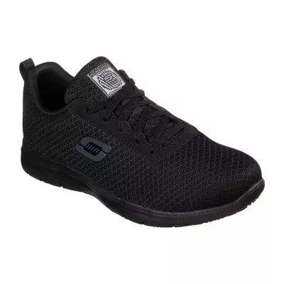 Skechers Womens Bronaugh Round Closed Toe Work Shoes