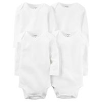 Carter's Baby Unisex Crew Neck Long Sleeve 4-pc. Bodysuit